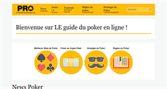 Desktop Screenshot of fr.pokerroomsonline.com