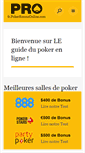 Mobile Screenshot of fr.pokerroomsonline.com