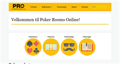 Desktop Screenshot of no.pokerroomsonline.com