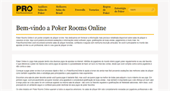 Desktop Screenshot of br.pokerroomsonline.com