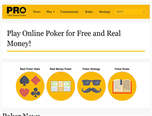 Tablet Screenshot of pokerroomsonline.com