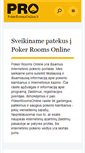 Mobile Screenshot of pokerroomsonline.lt