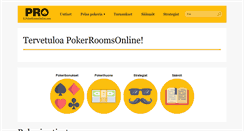Desktop Screenshot of fi.pokerroomsonline.com